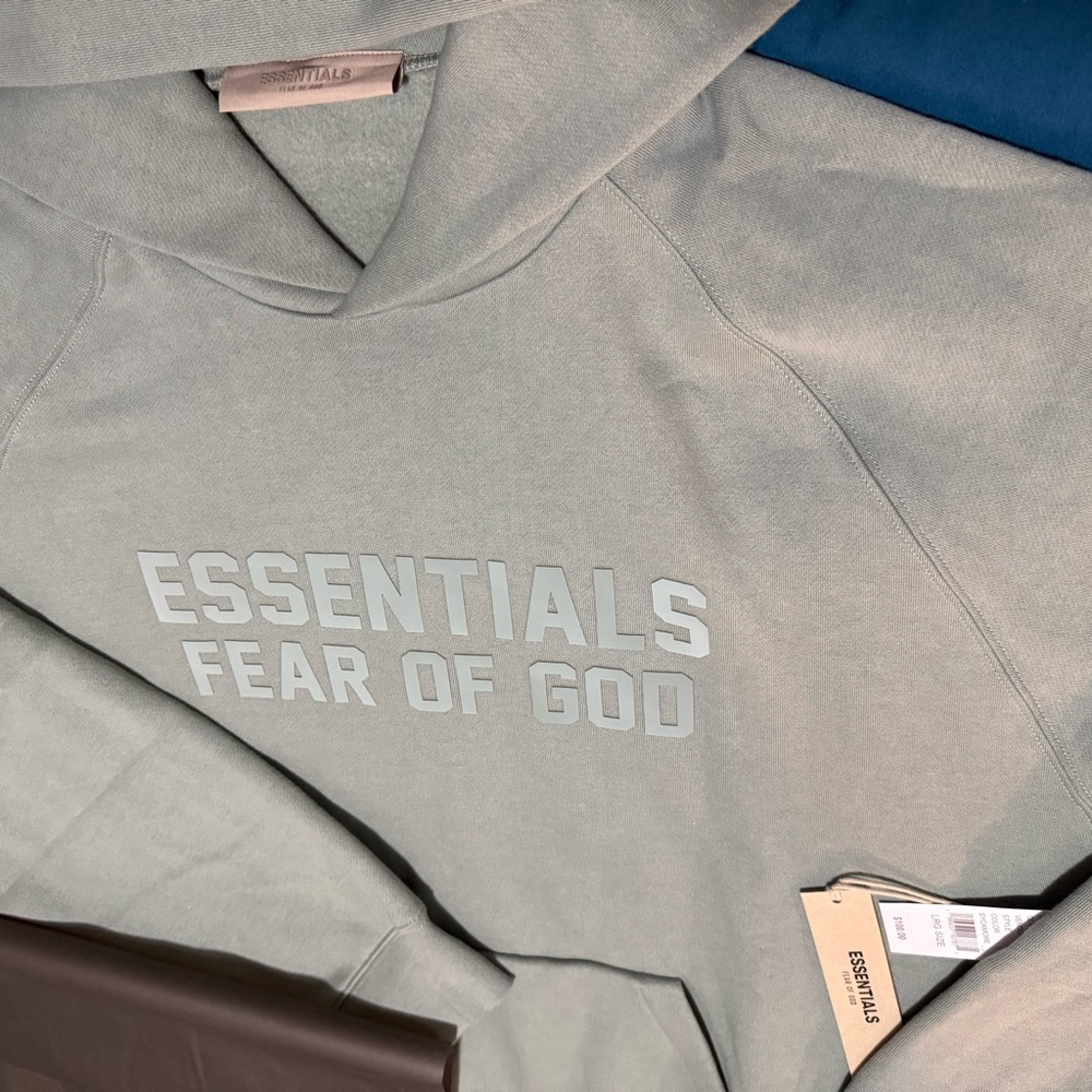 Fear of God Green Sweatshirt Hoodie - Picture 5 of 11